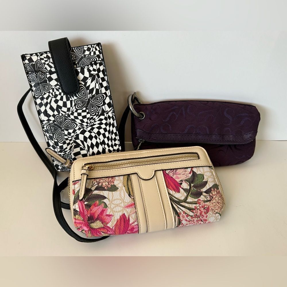 Wallet bundle 3 wallets crossbody - Picture 1 of 9